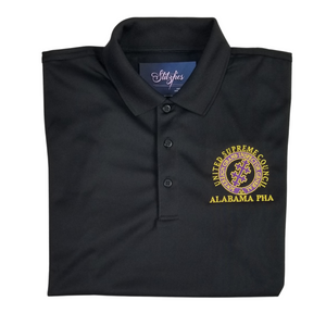 Open image in slideshow, Sovereign Grand Inspector General - SGIG - Black Polo Shirt
