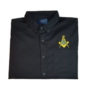 Open image in slideshow, Master Mason Button-Down Long Sleeved Shirt
